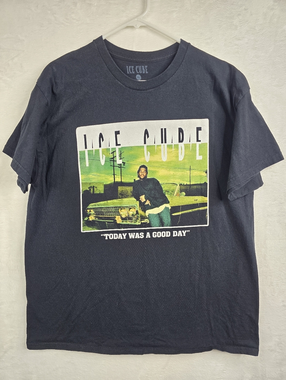 3/$25 Ice Cube Today Was a Good Day Tee XL Black Graphic Rap Hip Hop